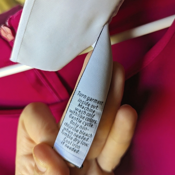 Beauticurve x Lane Bryant Hot Pink Knee Length Short Sleeve Dress size 20 - Picture 6 of 6